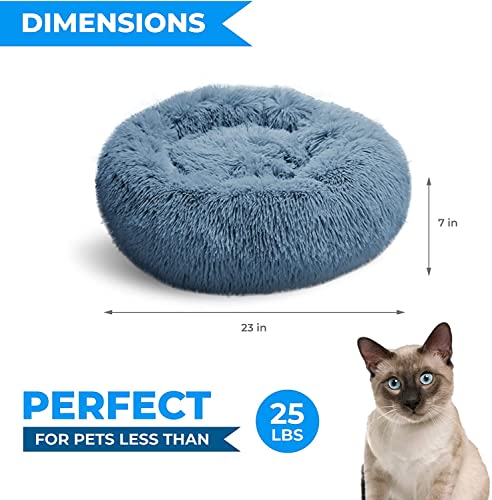 Whiskers & Friends Round Cat Nest Bed