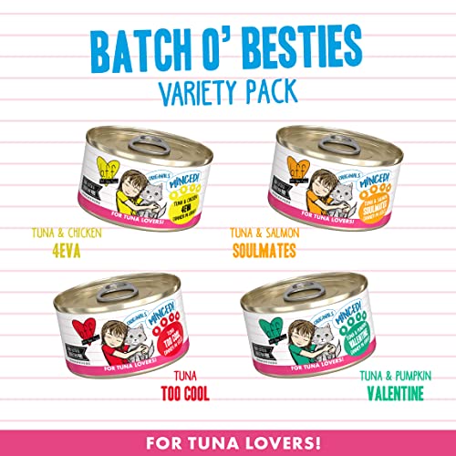 Weruva Best Feline Friend Variety Pack, Wet Cat Food, 3oz Can (Pack of 12)