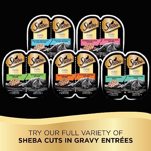 SHEBA PERFECT PORTIONS Adult Wet Cat Food Trays (24 Count)
