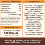 Freeze Dried Raw Cat & Dog Food Topper - Beef, 18oz