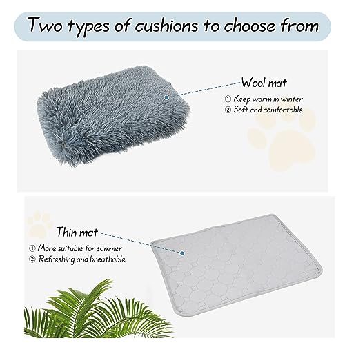 Wall-Mounted Cat Hammock with Cooling Mat and Plush Cushion