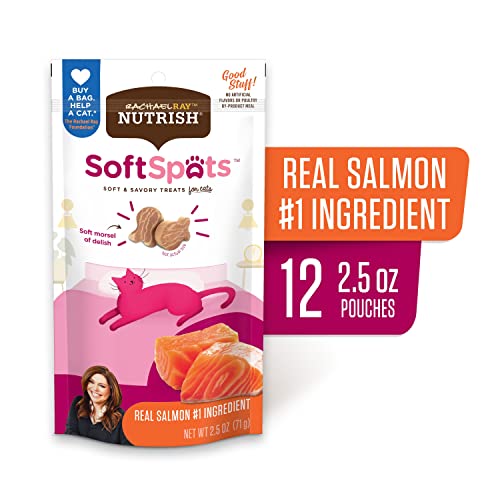 Rachael Ray Soft Spots Salmon Cat Treats (12 Pack)