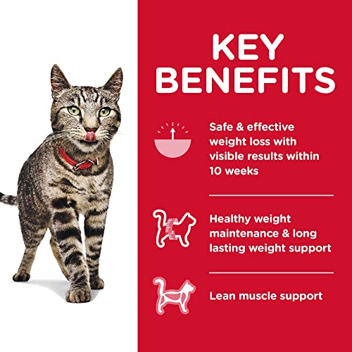 Hill's Science Diet Adult Cat Food, Perfect Weight, Chicken Recipe, 7 lb