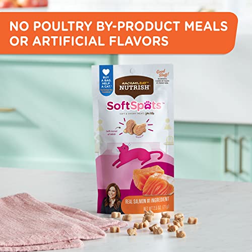 Rachael Ray Soft Spots Salmon Cat Treats (12 Pack)