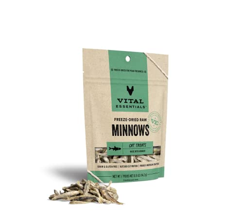 Freeze-Dried Minnows Cat Treats, 0.5 oz
