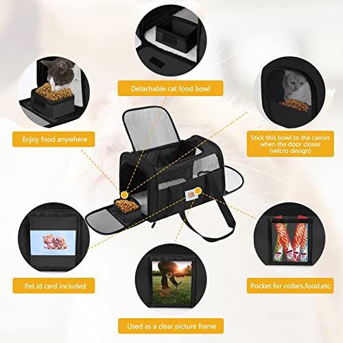SECLATO Airline Approved Cat Carrier for Small Cats