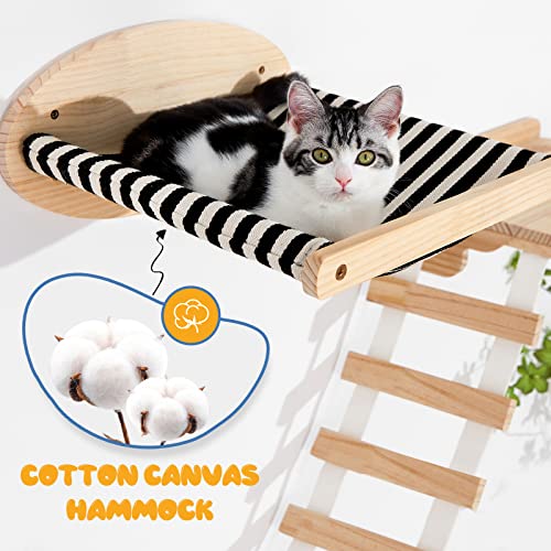 Cat Wall Shelves - Floating Perches Scratcher Bridge