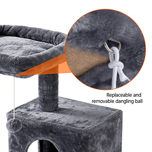 Yaheetech Cat Tree Tower with Scratching Posts