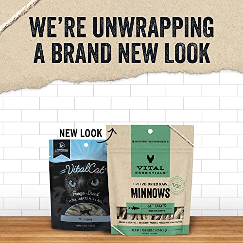 Freeze-Dried Minnows Cat Treats, 0.5 oz