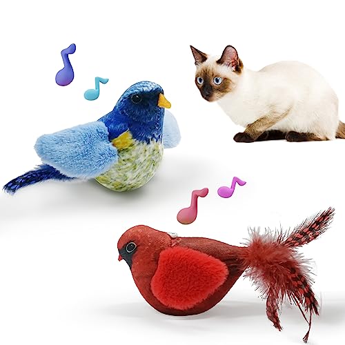 Cat Toys - Chirping Tit 2 Pcs with Catnip