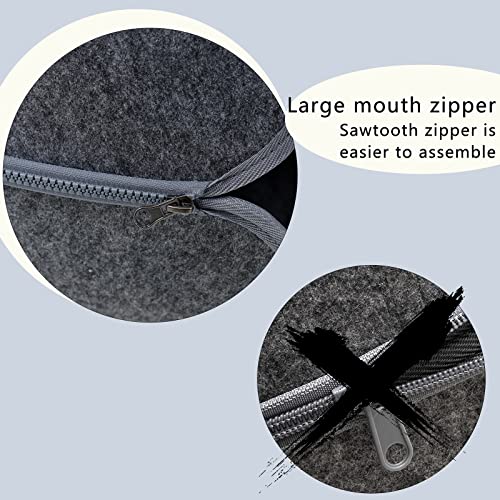 Dark Grey Cat Tunnel Bed - Universal Cat Hideout