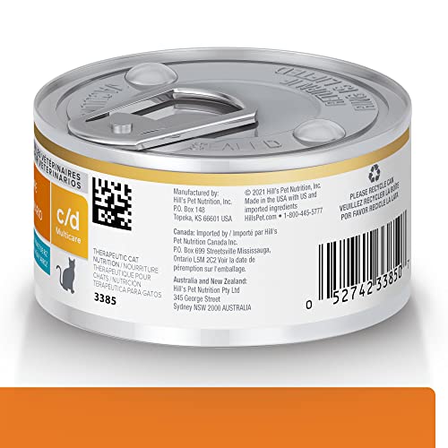 Hill's c/d Urinary Care Tuna Stew Wet Cat Food (24-Pack)