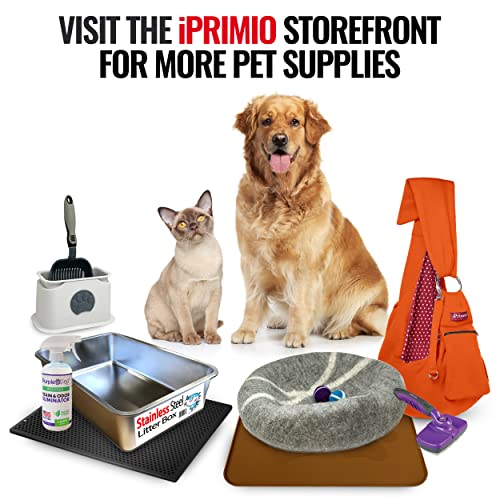 iPrimio Deep Metal Cat Litter Scoop - Black