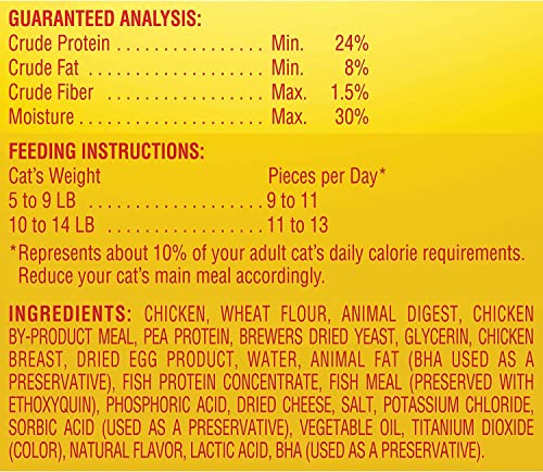 Meow Mix Soft Cat Treats, White Meat Chicken (5-Pack)