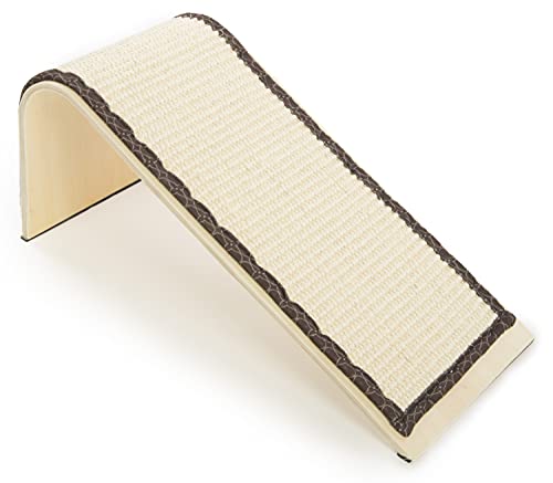 SmartyKat Cat Scratch Ramp with Catnip - Natural, One Size