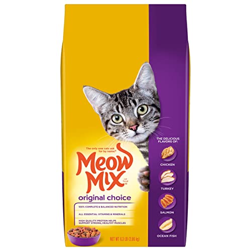 Meow Mix Original Choice Cat Food, 6.3 lb