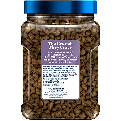 Blue Buffalo Wilderness Chicken Cat Treats 12-oz