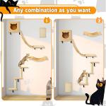 Wall-Mounted Cat Furniture Set in Cats Niche