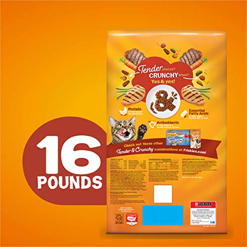 Purina Friskies Tender & Crunchy Cat Food - 16 lb