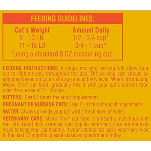 Meow Mix Original Choice Cat Food, 6.3 lb
