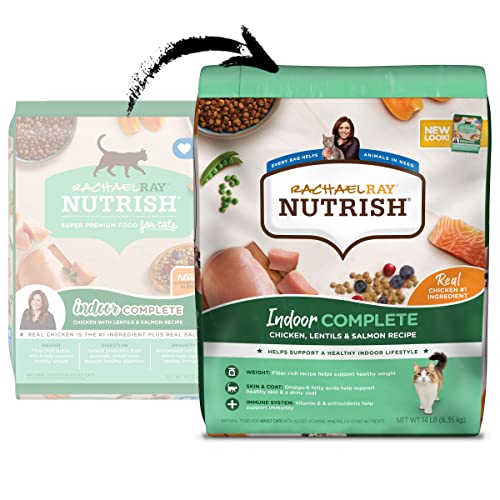 Rachael Ray Nutrish Indoor Cat Food, Chicken 14 lbs