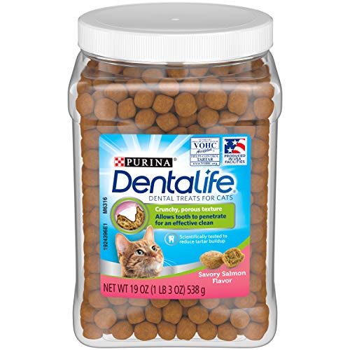 Purina DentaLife Cat Dental Treats - Savory Salmon, 19 oz