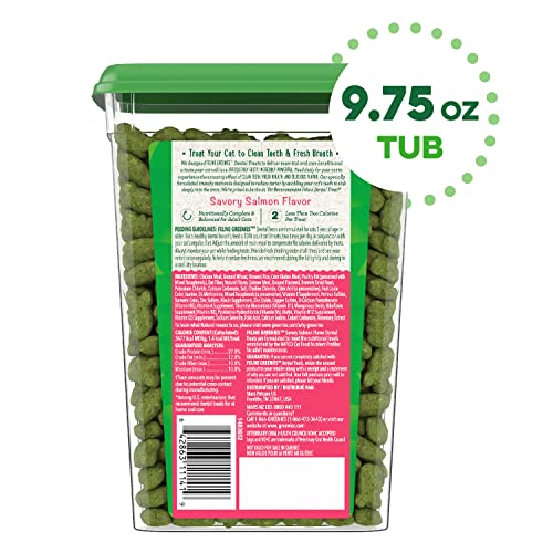 Savory Salmon Flavor FELINE GREENIES Cat Treats