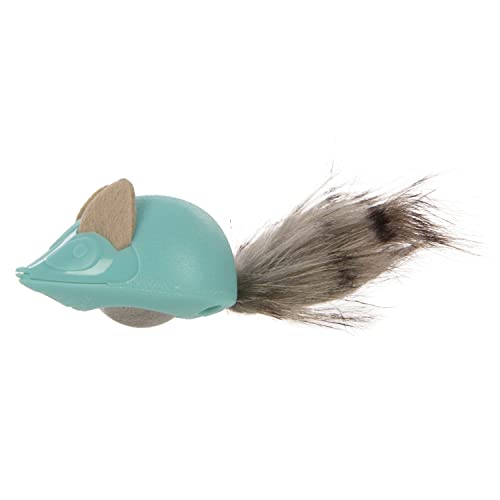 SmartyKat Sneaky Slider Rolling Interactive Cat Toy - Blue