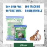 Recycled Paper Small Animal Litter Bedding, 10 Liters