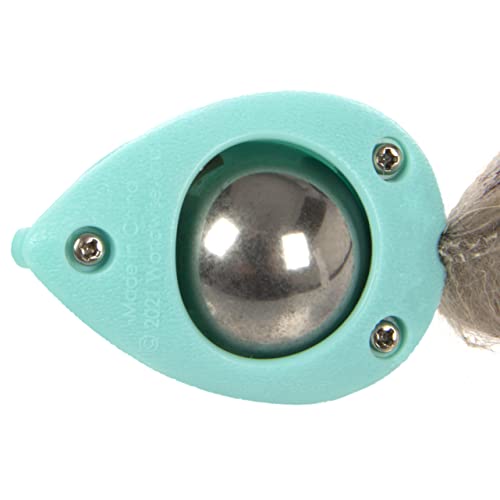 SmartyKat Sneaky Slider Rolling Interactive Cat Toy - Blue
