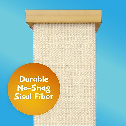 Large Beige Cat Scratching Post - Ultimate Tower