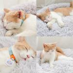 Gavenia Cozy Indoor Cat Bed, 20"x20", Grey