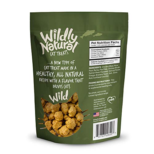 Wild Salmon Cat Treats, 2.5oz, All-Natural