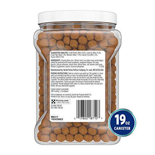 Purina DentaLife Cat Dental Treats - Savory Salmon, 19 oz