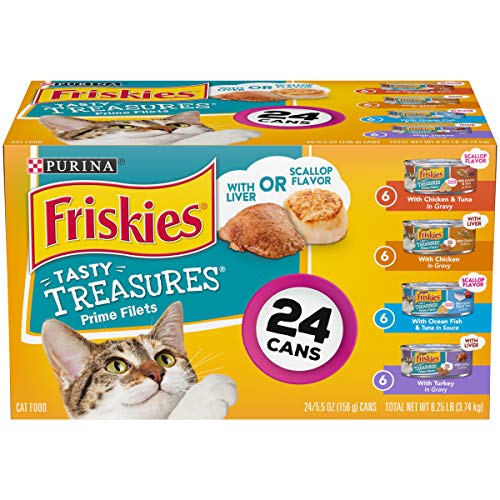 Friskies Tasty Treasures Prime Filets Variety Pack