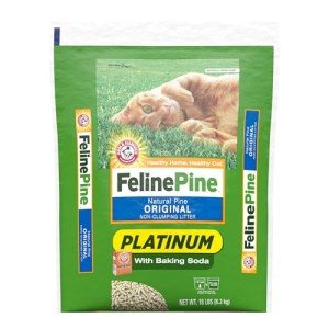 Feline Pine Platinum Cat Litter - 18lb