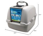Catit Jumbo Cat Litter Pan - Warm Gray