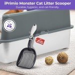 iPrimio Deep Metal Cat Litter Scoop - Black