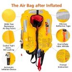 Adults' Night Cat Inflatable Kayaking Life Jacket for People