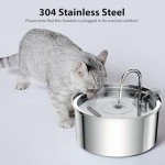 Tomxcute Stainless Steel Cat Water Fountain - 3.2L