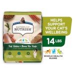 Rachael Ray Nutrish Premium Natural Dry Cat Food, Real Chicken & Brown Rice Recipe, 14lb.
