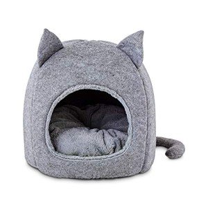 Cozy Hooded Igloo Cat Bed - Snooze Fest