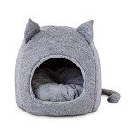 Cozy Hooded Igloo Cat Bed - Snooze Fest