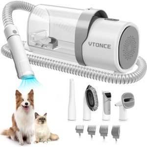 Cat Clipper and Vacuum Grooming Kit, 5-in-1