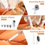 Cat Clipper and Vacuum Grooming Kit, 5-in-1