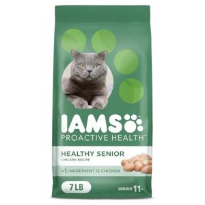 IAMS Healthy Senior Chicken Cat Kibble, 7 lb