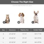 Love's Cabin Round Donut Cat and Dog Cushion Bed, 20in