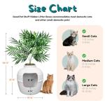 Hidden Litter Box with Artificial Plants - White Birch