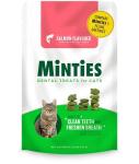 Minties Dental Treats for Cats, (Chicken/Salmon) Flavored Treats for Cats, Freshens Breath and Controls Tartar, 2.5oz