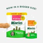 Minties Dental Treats for Cats, (Chicken/Salmon) Flavored Treats for Cats, Freshens Breath and Controls Tartar, 2.5oz